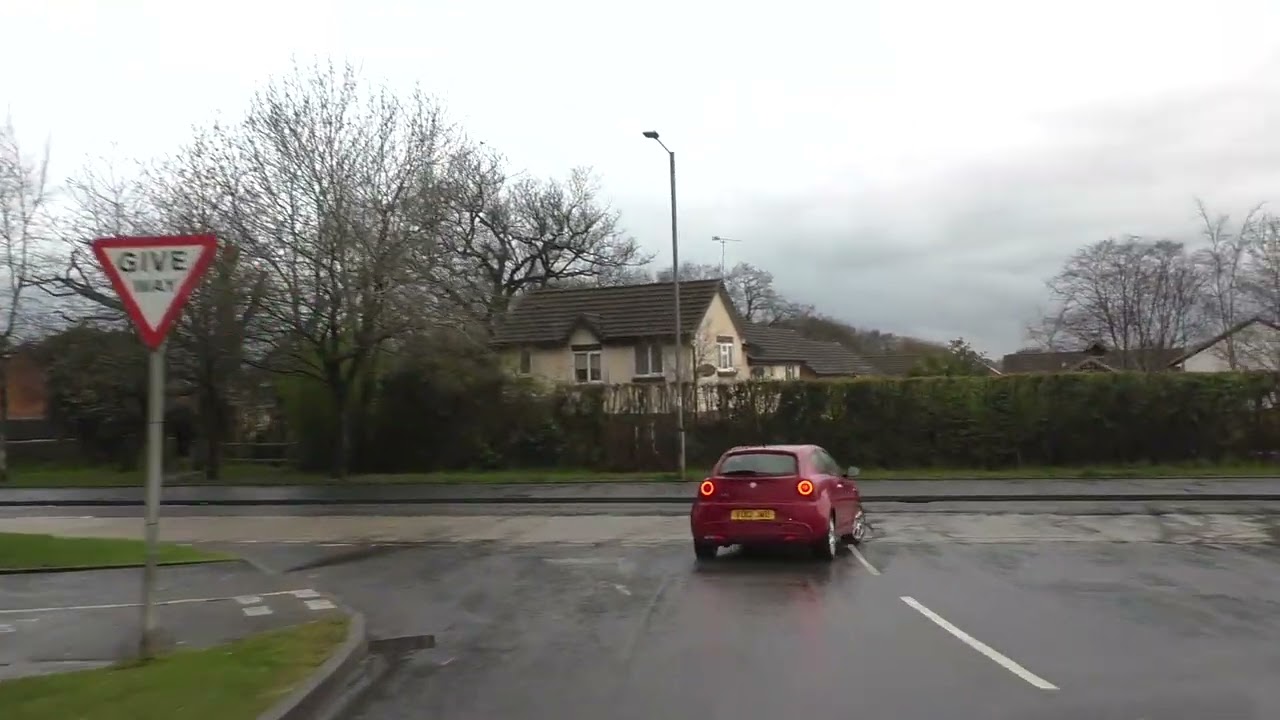 Driving On Woodgreen Drive, Mill Wood Drive, Ankerage Green, Newtown Road, Worcester, England
