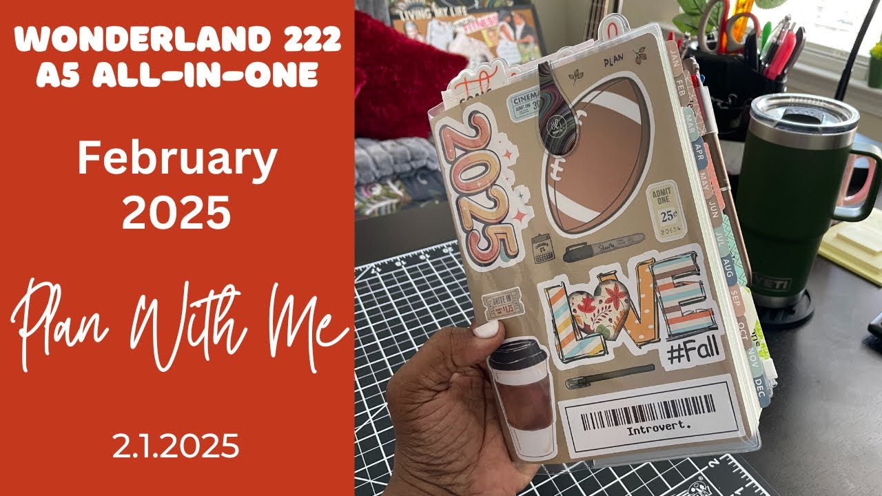 February 2025 Plan With Me | Wonderland 222 | 2.1.25 | Functional Planning | Architect Destiny