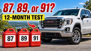 87 vs 89 vs 91: The GMC Sierra Octane Winner Is SHOCKING!