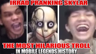 IRRAD HILARIOUS PRANK ON SKYLAR WHILE PLAYING MLBB 🤣