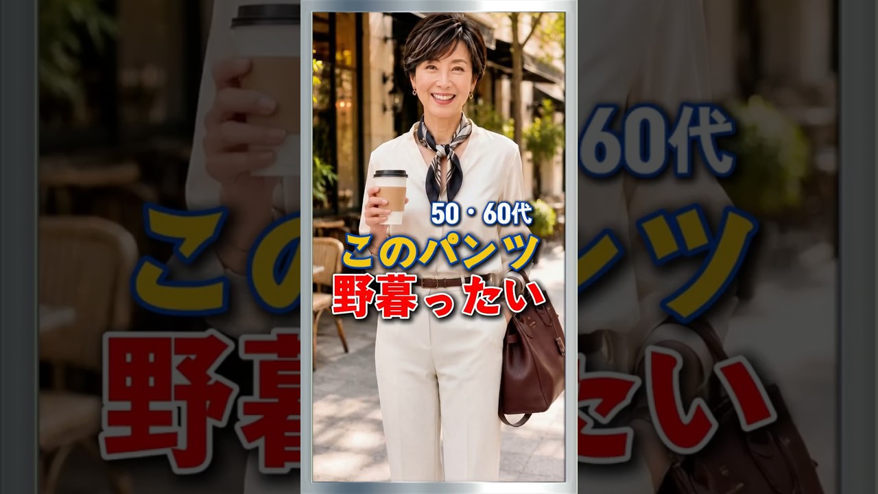 50代60代 このパンツは老けて見える #ファッション #50代ファッション