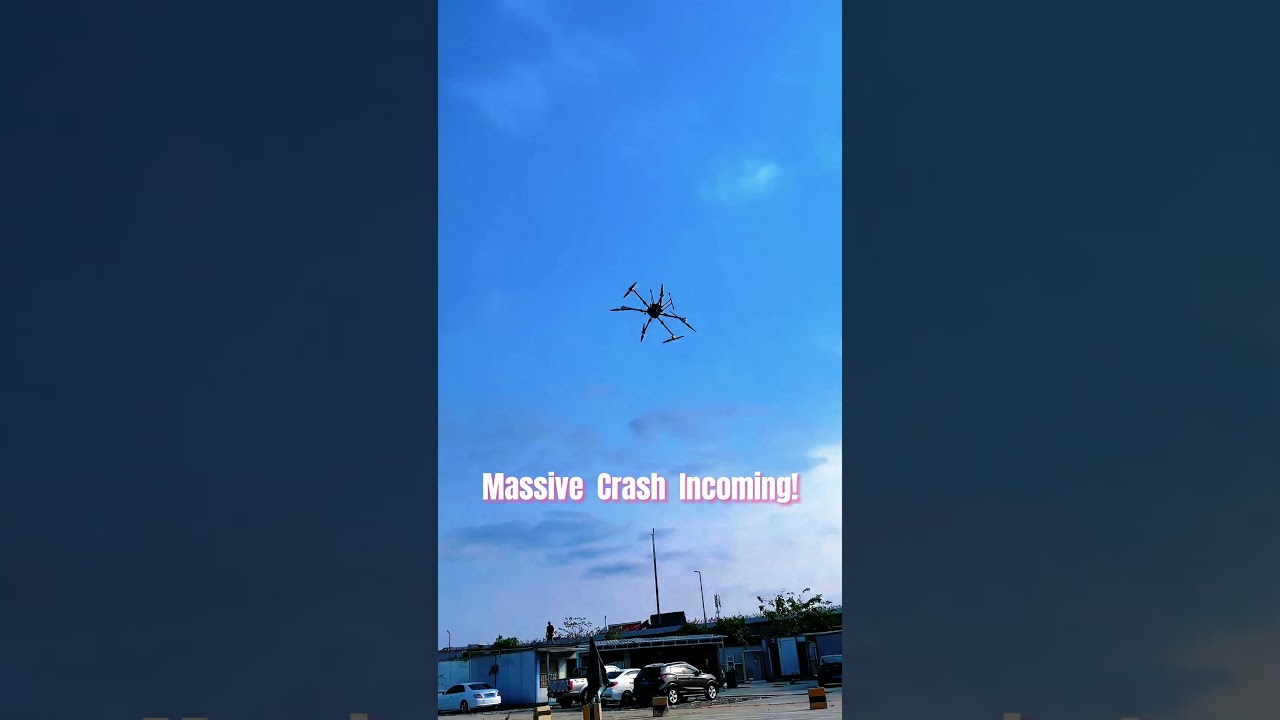 Drone Explosion: Pieces Everywhere, I’m Still Shaken 😅💥 