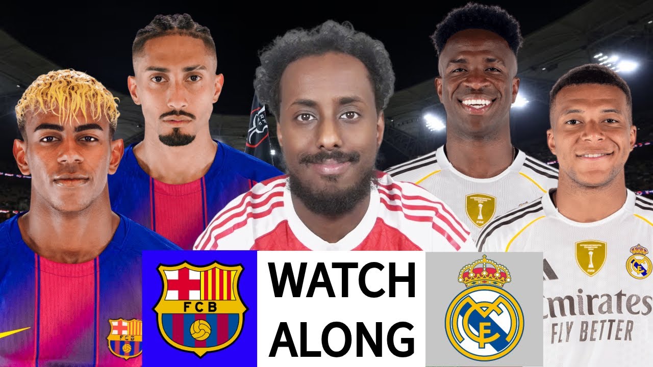 BARCELONA VS REAL MADRID LIVE WATCHALONG | SPANISH SUPER CUP FINAL WATCHALONG