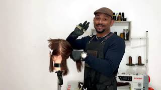 How many wefts to use for an American point hair extension? #megahair