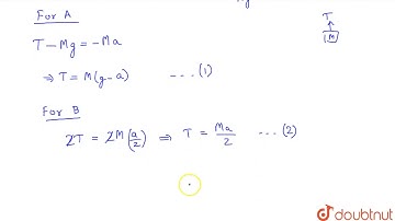 In the situation shown in figure, both the pulleys and the strings are light and all the surfaces