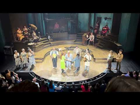 Jordan Fisher, Maia Reficco, Phillip Boykin, and Shea Renne's Final Hadestown Curtain Call