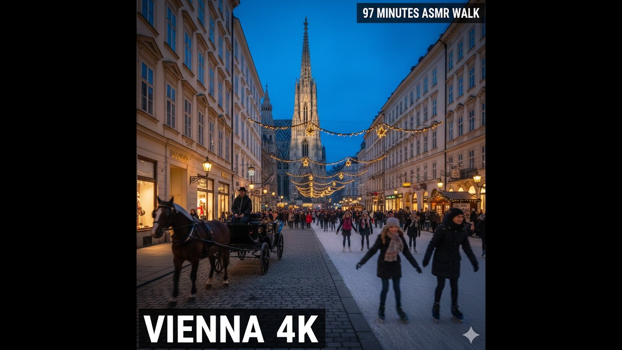 VIENNA WALKING TOUR 2026: The Ultimate City Center Walk | 4K 50FPS ASMR | No Narration (97 Minutes)