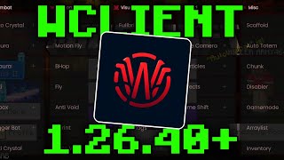 Wclient 1.26.40+ for MCPE/Bedrock | Hacked Client