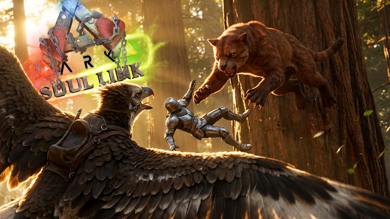 WIR ZIEHEN IN DEN REDWOOD! (TAG 7) | Ark Soul Link (Hardcore)