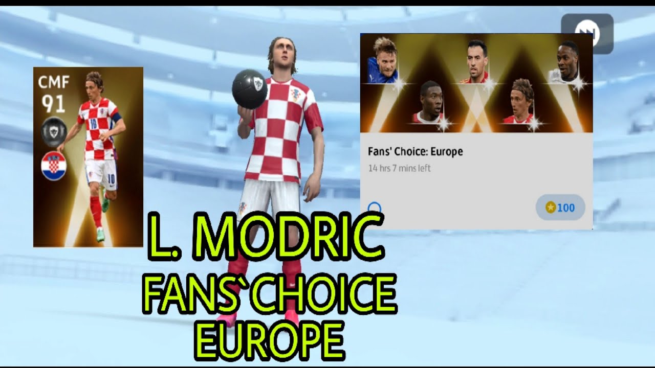 Tricks to attract L.MODRIC for fans choice: europe
