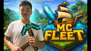 MAKING MY FOATING ISLAND ON MCFLEET SMP | MC FLEET SMP | PIGE IS LIVE | @PanduPlays25