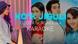 Ko'k jiguli  - Ozoda Nursaidova / KARAOKE I Кўк жигули - Озода Нурсаидова  / КАРАОКЕ