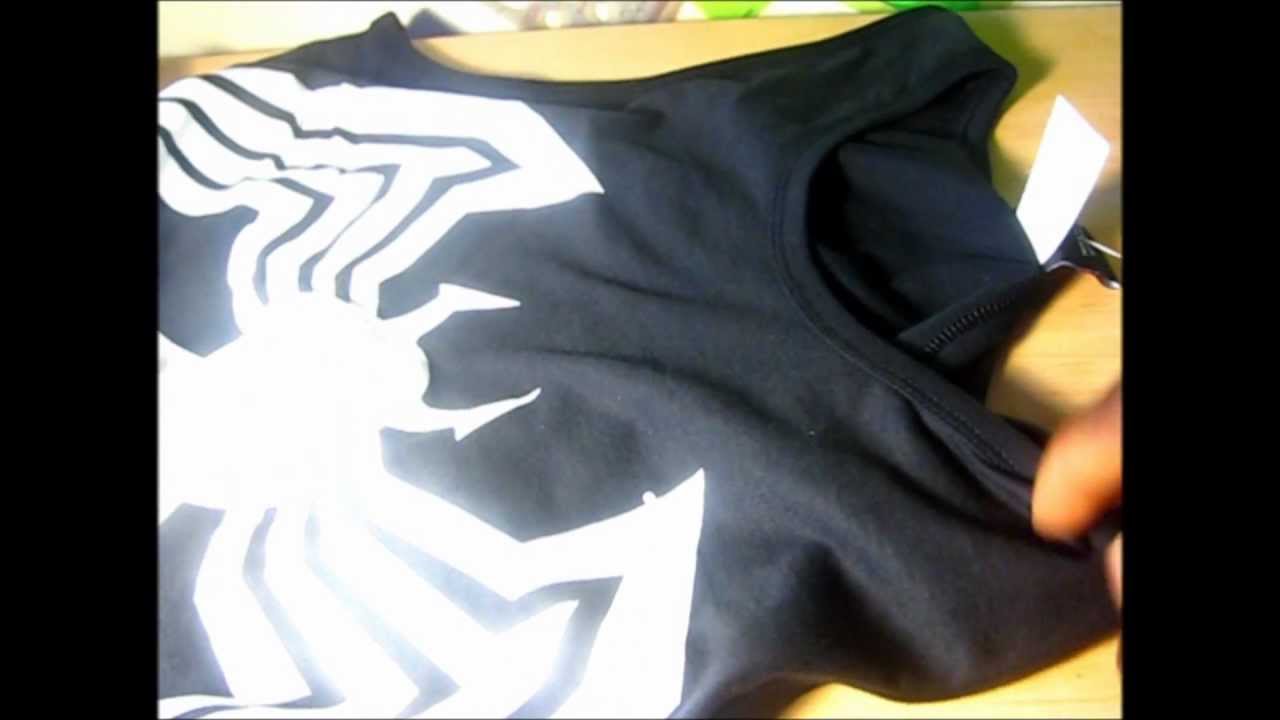 Haul and unpacking of Marvel Venom Tank Top From SuperheroStuff.com webstore