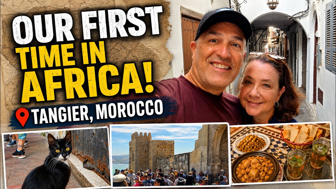 Our FIRST TIME in AFRICA! 🇲🇦 Exploring Tangier, Morocco From a Cruise Ship