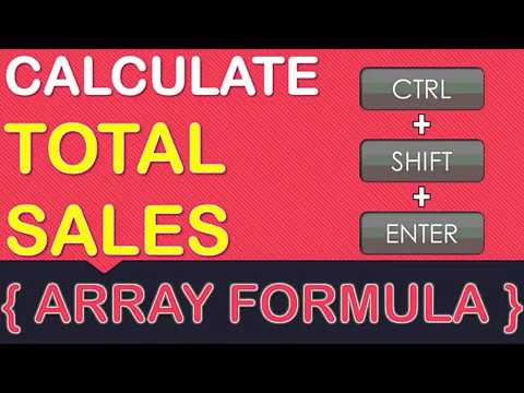 array formula excel for mac