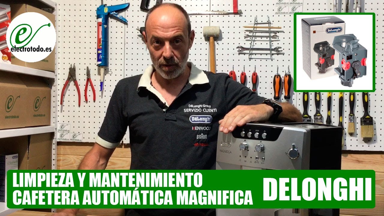 Limpieza y mantenimiento cafetera automática Magnifica de Delonghi - YouTube
