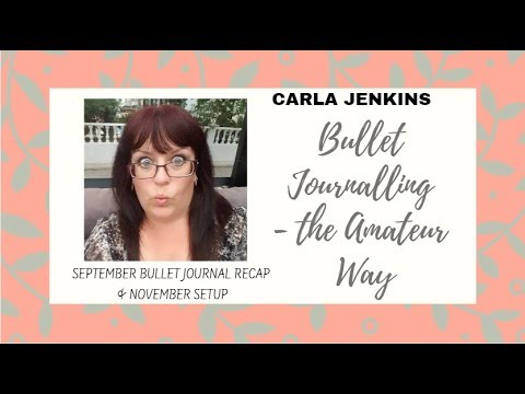Bullet Journal Sept Recap & November Set Up ebay store
