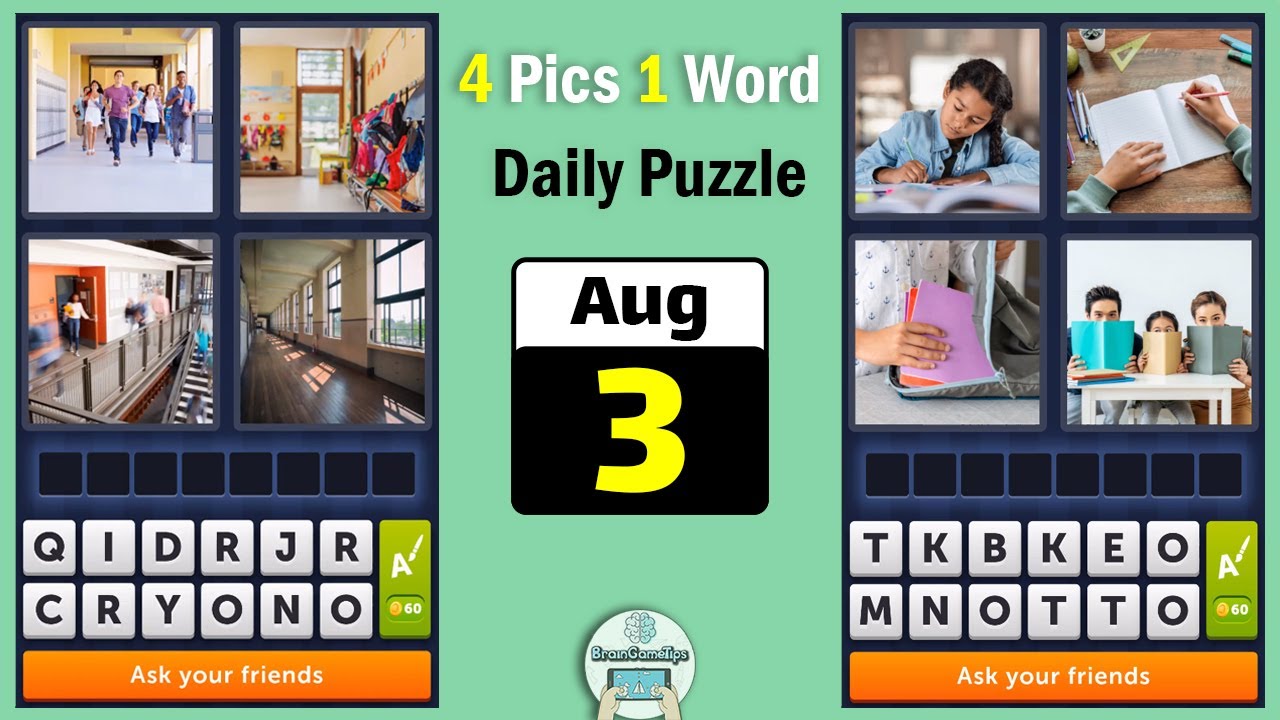 4 Pics 1 Word - August 3 2022 Daily Puzzle Answer