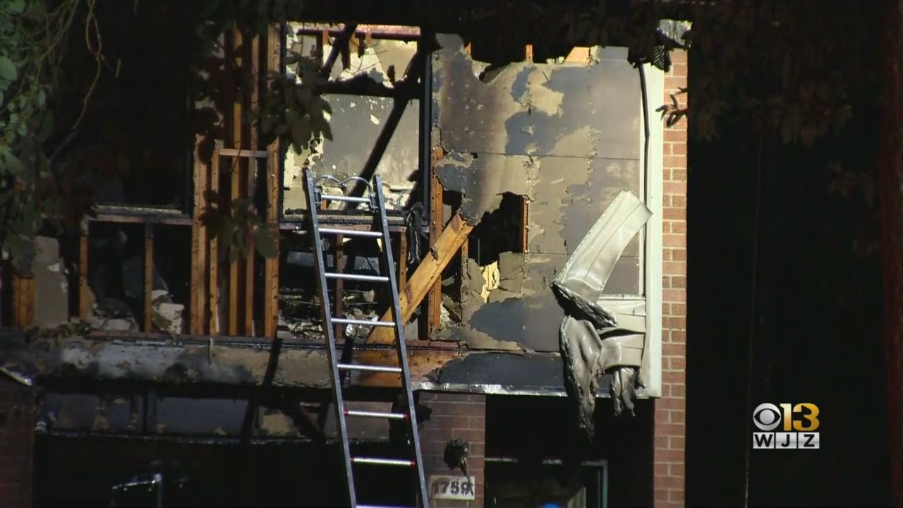 2 Firefighters Injured In Blaze That Displaced Multiple People - YouTube