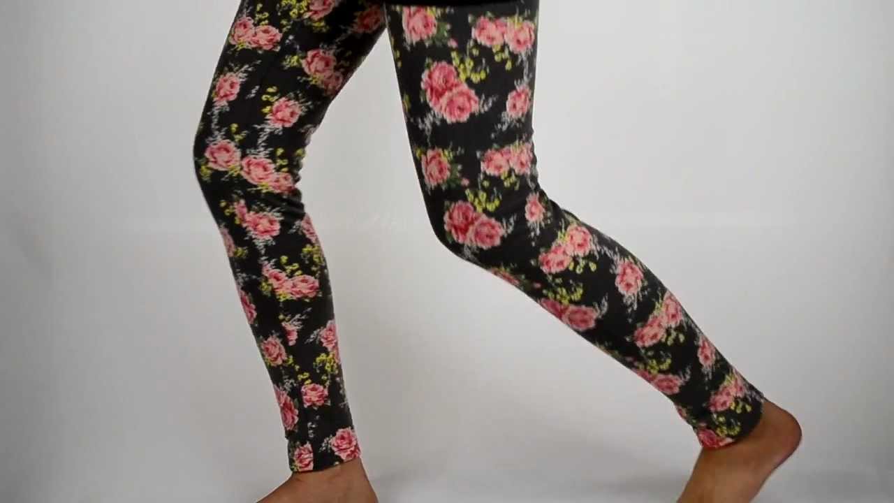 Retro Floral Women's Leggings, from Ark Clothes