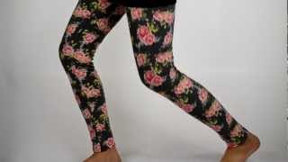 Retro Floral Women's Leggings, from Ark Clothes