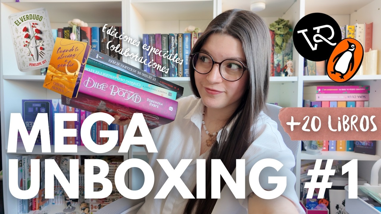 MEGA UNBOXING #1 - Romantasy, dark romance, colaboraciones y mangas