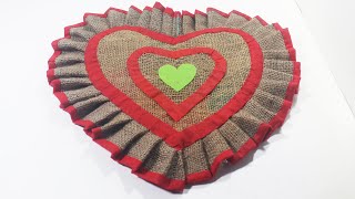 Love Shaped Doormat With Jute || DIY-Doormat