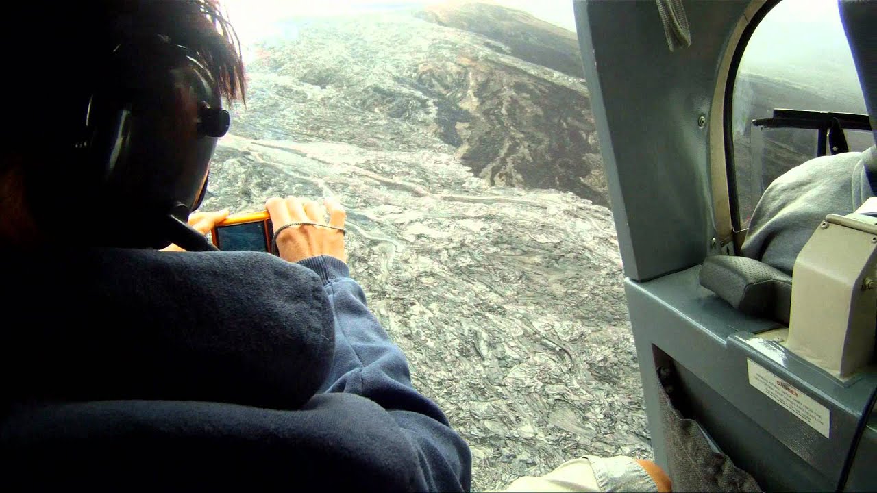 Helicopter tour over Kilauea Volcano YouTube