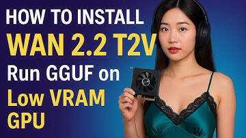 How to Install WAN 2.2 T2V | Run Text-to-Video GGUF on Any Low VRAM GPU (Full Setup + Demo)