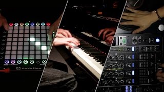 Vignette de la vidéo "How Deep is Your Love (Ravine VS Exige Cover) Launchpad/Piano/DJ"