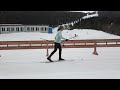 Cross country ski training