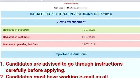 Jkbopee NEETUG 2023 registration start for MBBS/BDS.How to fill registration form|.Any fee require?