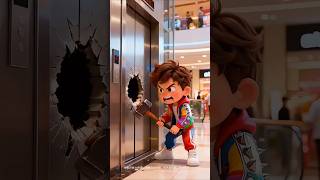 Why Did The Boy Break The Elevator With A Hammer?