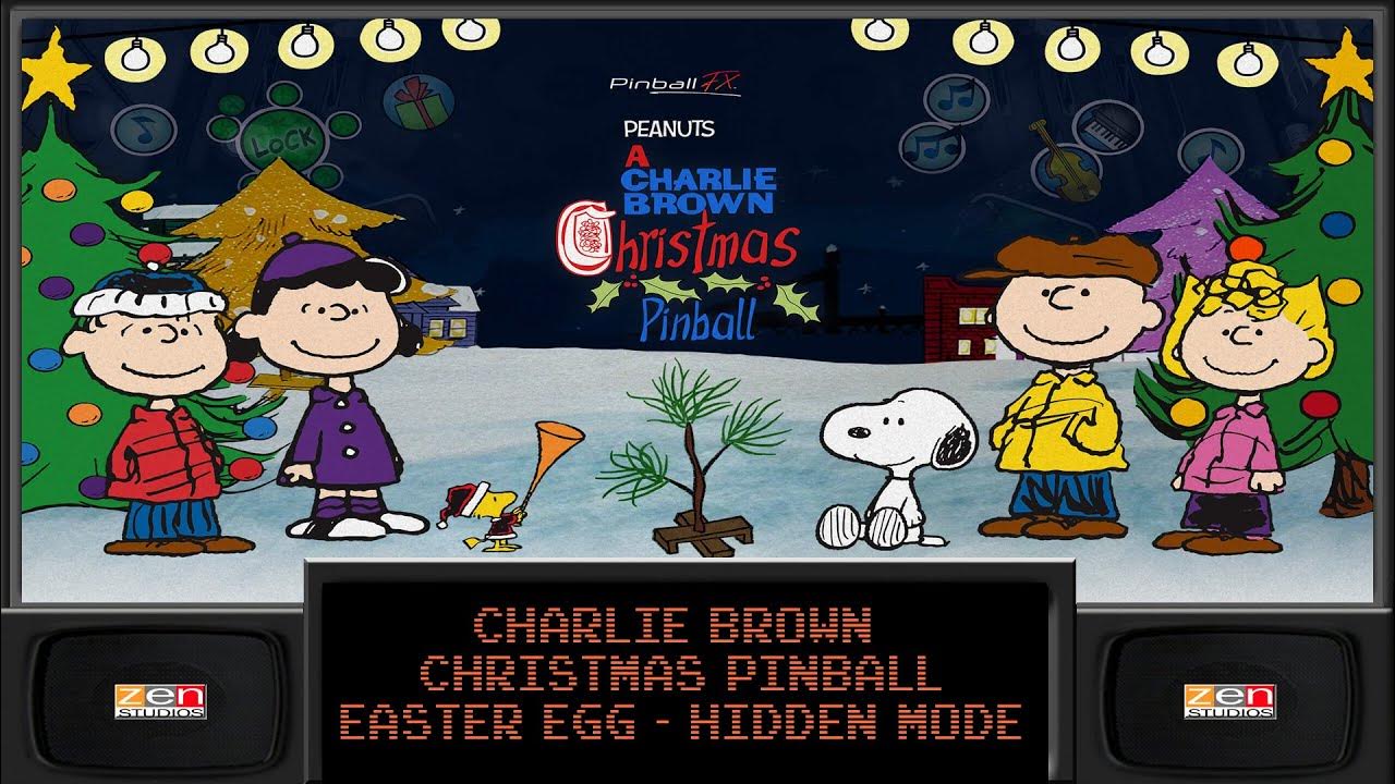 Pinball FX Charlie Brown Christmas pinball Easter egg Hidden mode