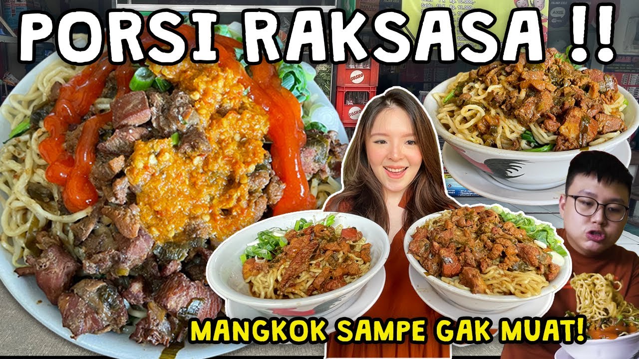 JUALAN MIE AYAM BASO PORSI TANBOY KUN !! DAGINGNYA PUAS BANGET !!