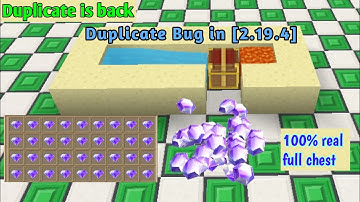 New Duplicate Glitch in Skyblock blockman go [2.19.4] 💯%works✓