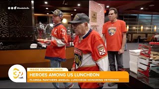 Panthers Honor Veterans Through "Heroes Among Us"
