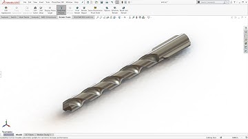 How to Design Drill bit in Solidworks #Drill bit #solidworks #Engineering # design