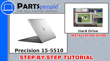 Dell Precision 15-5510 (P56F001) Hard Drive How-To Video Tutorial
