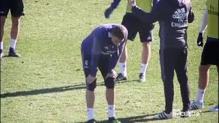 Cristiano Ronaldo Throws Up In Training