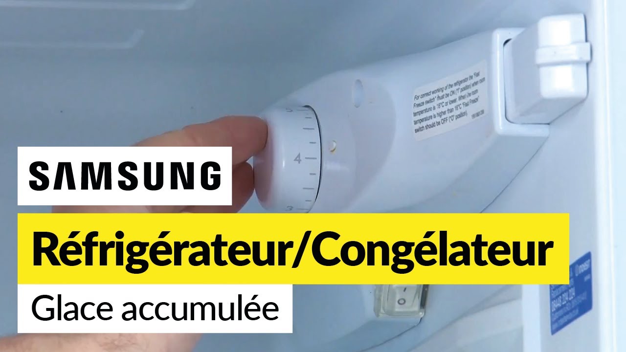 Comment réparer l'accumulation de glace dans un réfrigérateur