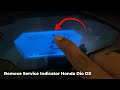 How To Remove Service Indicator In Honda Dio DX