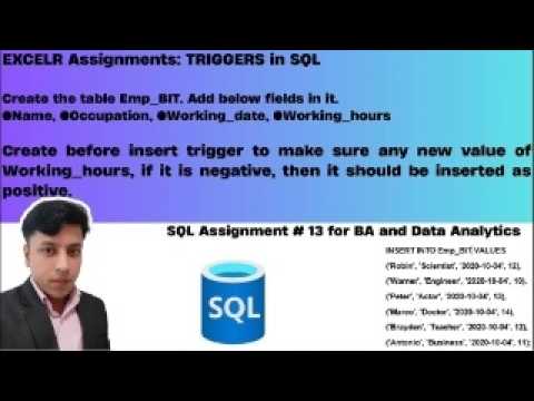 ExcelR Assignment Solution for BA and Data Analytics. Assignment - 13 ...