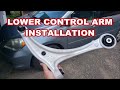 How to Replace a Lower Control Arm  05-10 Honda Odyssey vans