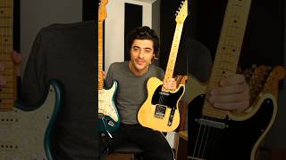 Telecaster Vs Stratocaster (Neck Pickup) #shorts