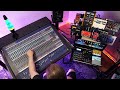 DS2410: Ambient Dub Electronic Beat Mix Analog Mixer With Delay and Reverb Pedals Studio Techno