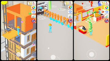 Tiny Tower Dreams | Building My Empire One Floor Time| Walkthrough (iOS Android) #viralvideo #games