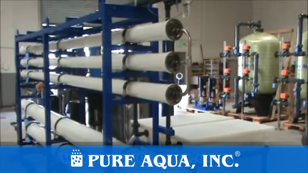 Radium and Uranium Removal Reverse Osmosis Pilot Skid Saudi Arabia 74,000 GPD | www.PureAqua.com
