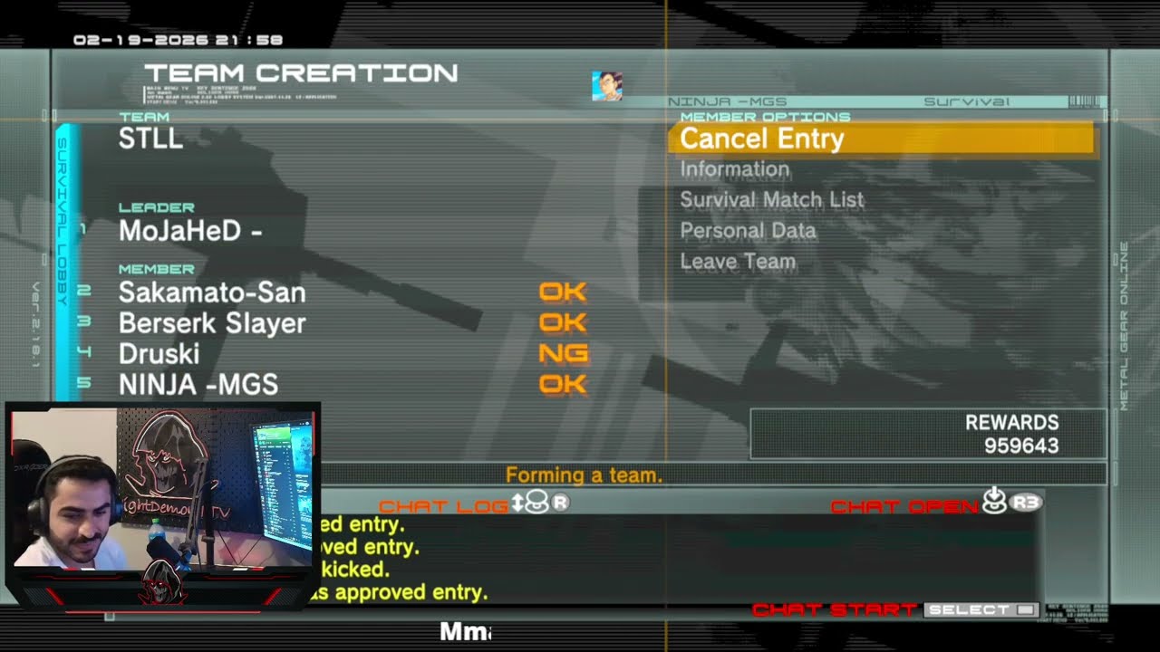 FRIENDLY FIRE ON what could go wrong? | NINJA -MGS EU Survival 19.2.2026