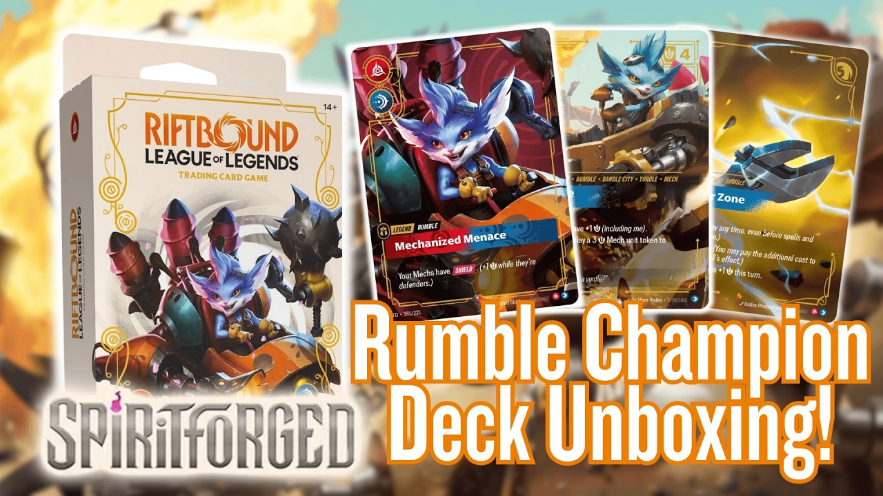 Riftbound Rumble Deck UNBOXING | Full Deck Reveal & Card Highlights